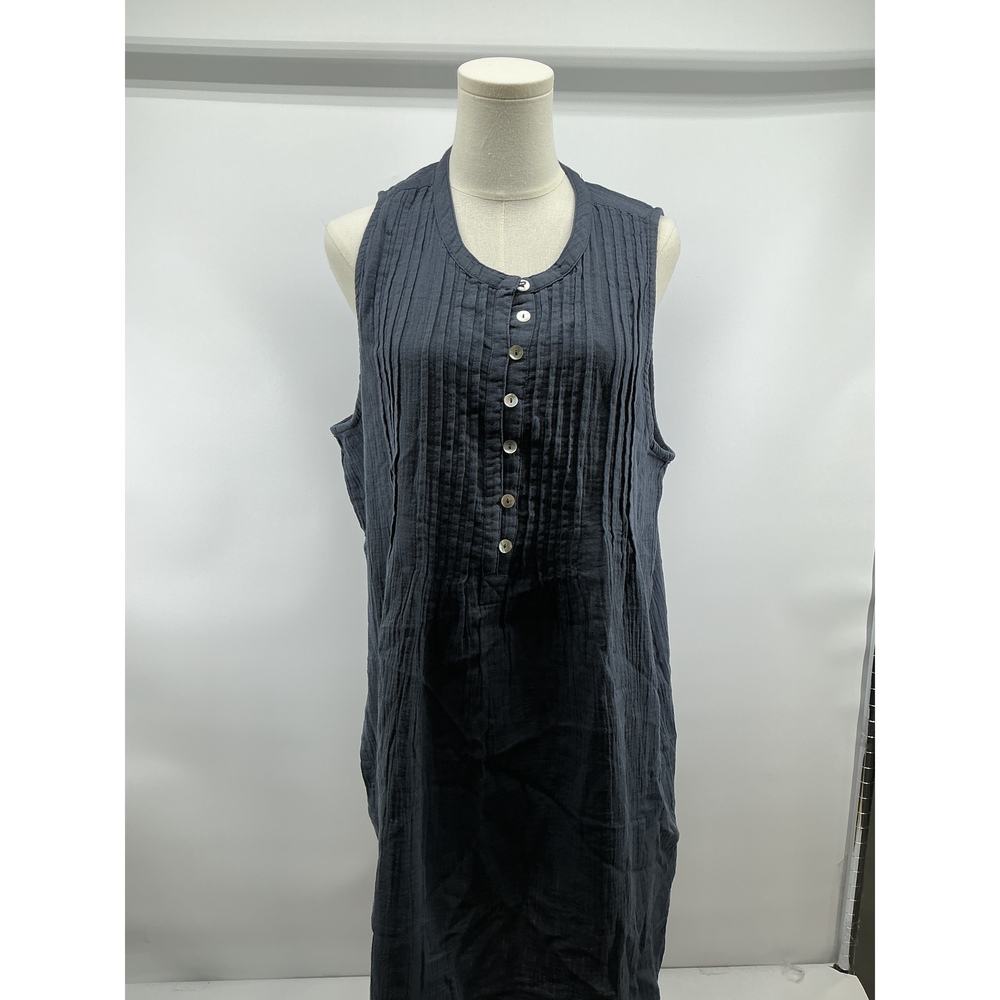 100% Organic Cotton Gauze Sleeveless Swing Dress